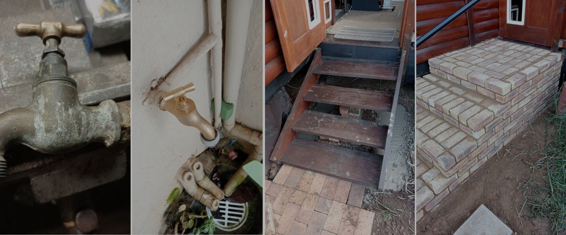 Painting services before and after by Pretoria handyman