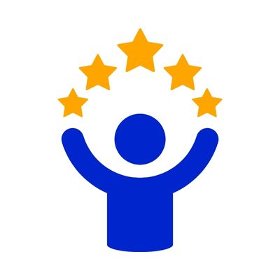 Blue 5 star